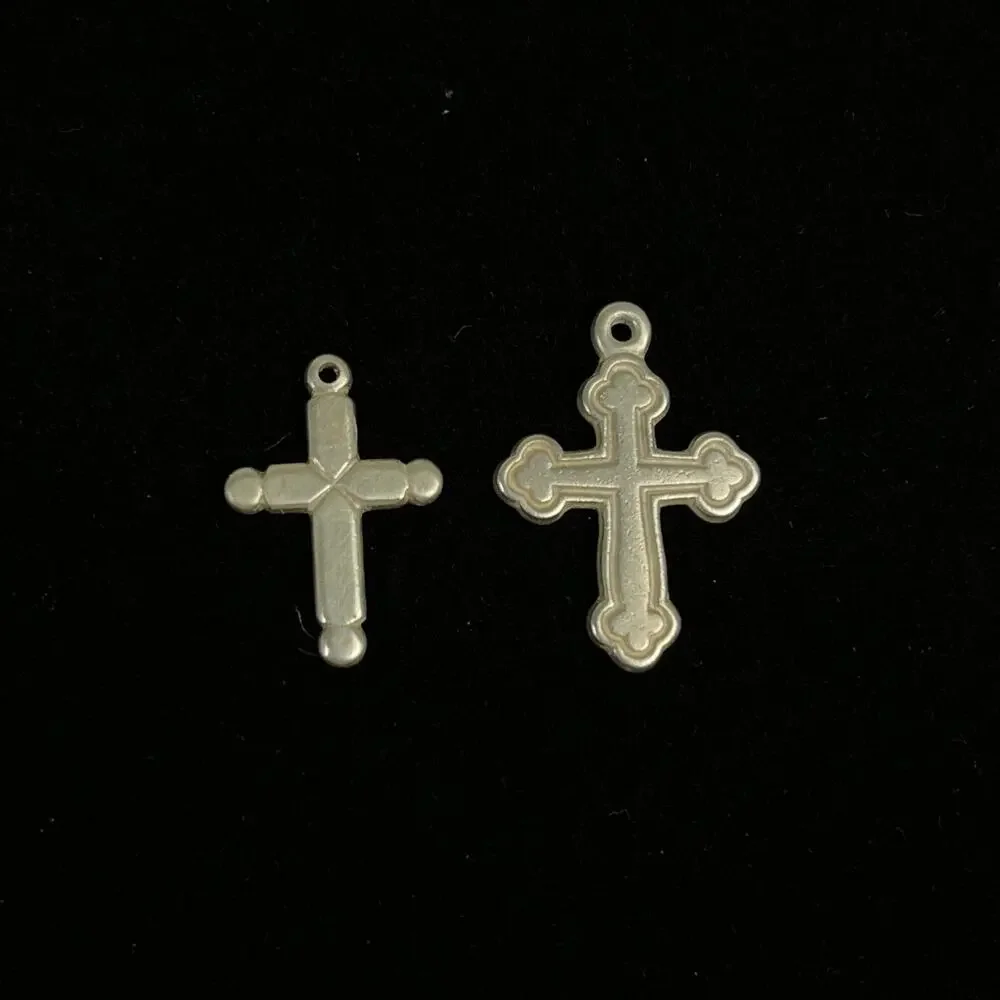 Retired James Avery Sterling Silver Trefoil Cross Charm Pendant Signed